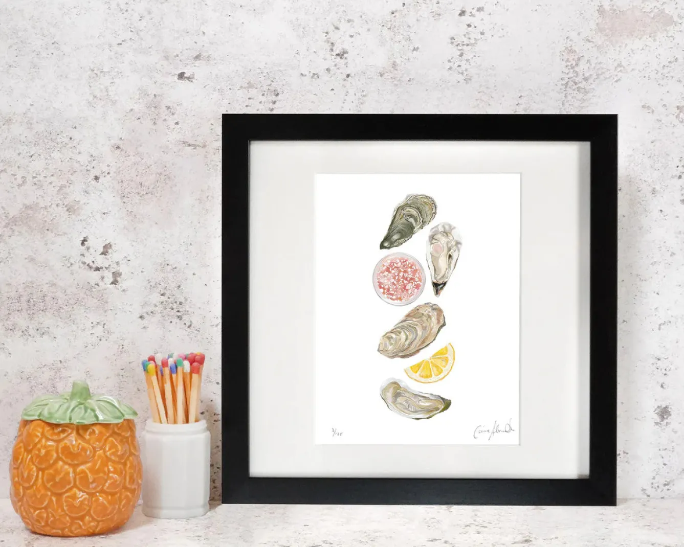 Corinne Alexander Art-Oyster Print by