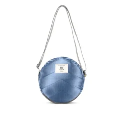 Ori London Bags-Paddington B Hickory Stripe Recycled Canvas Crossbody Bag