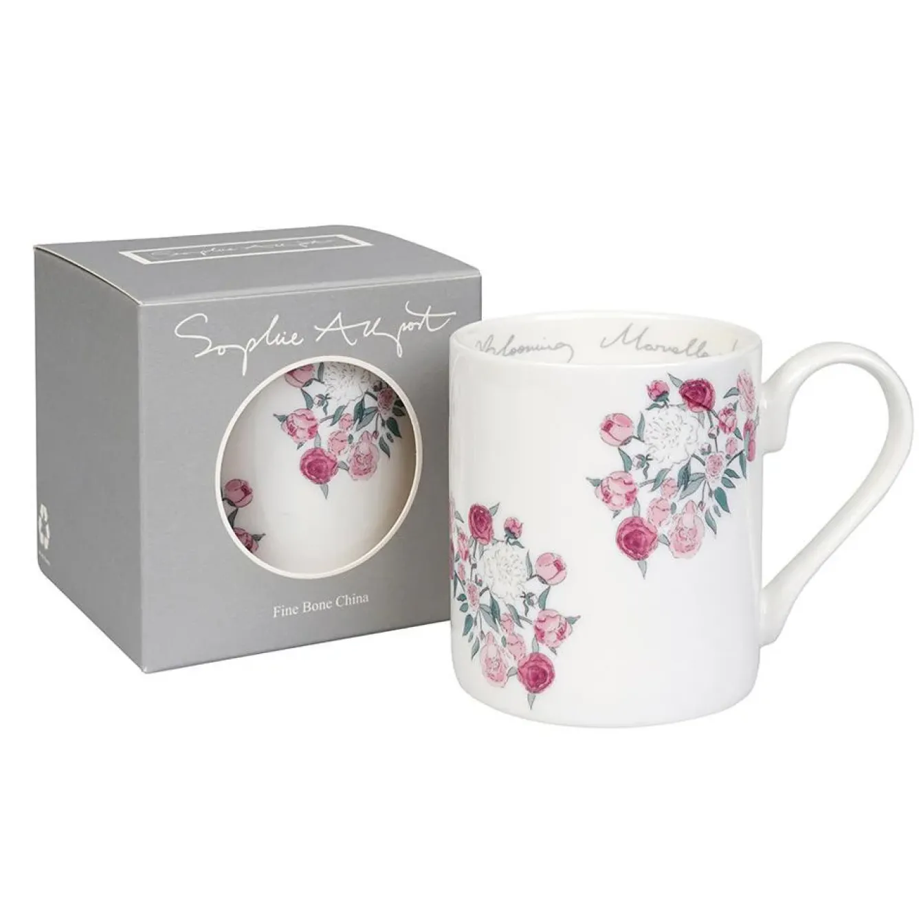 Sophie Allport Tea|Flowers & Garden-Peony Blooming Marvelous Mug