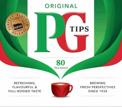 Tea & Biscuits Tea-PG Black, Non Pyramid Teabags, 80ct