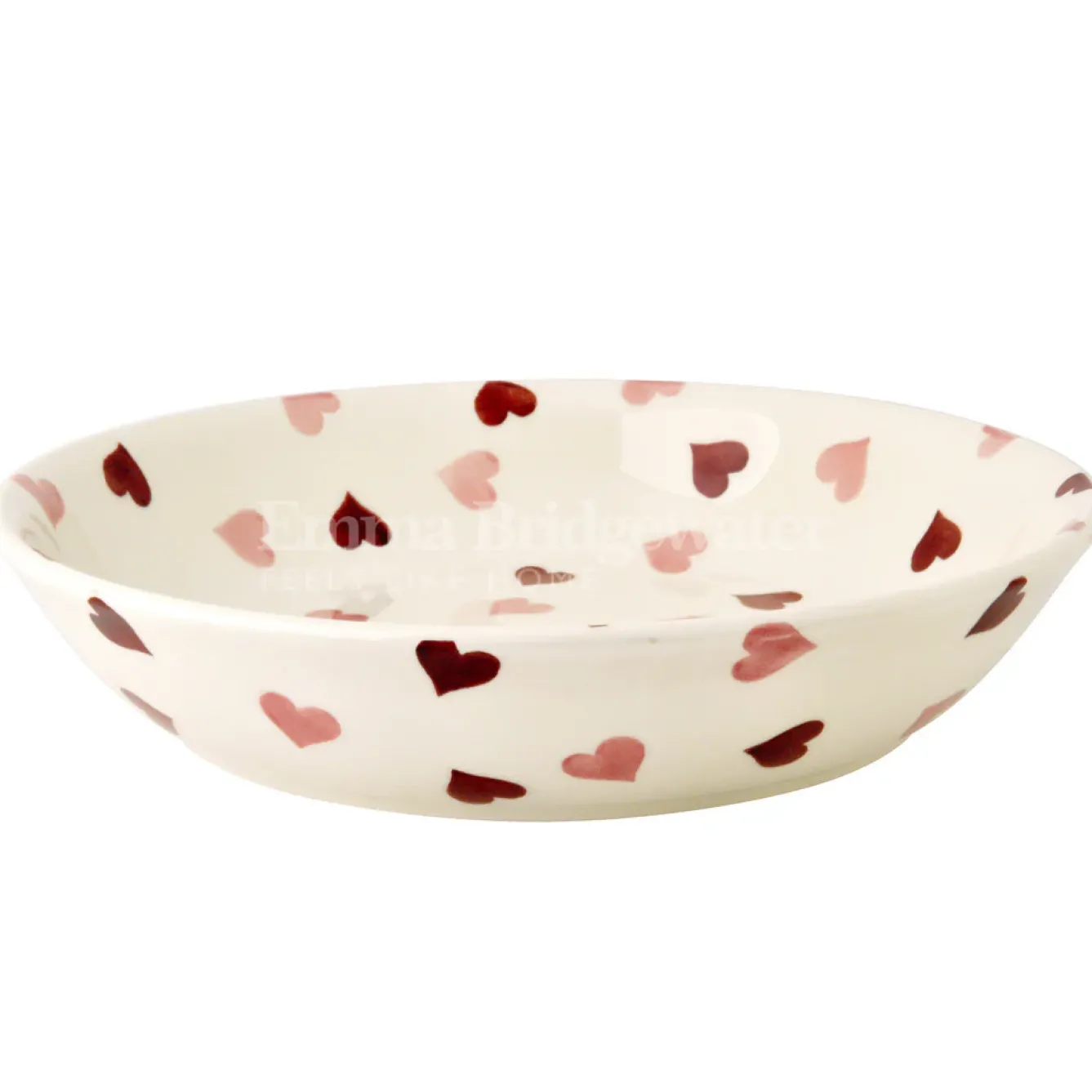 Emma Bridgewater Valentine's Day|Bowls & Dishes-Pink Hearts  Medium Pasta Bowl