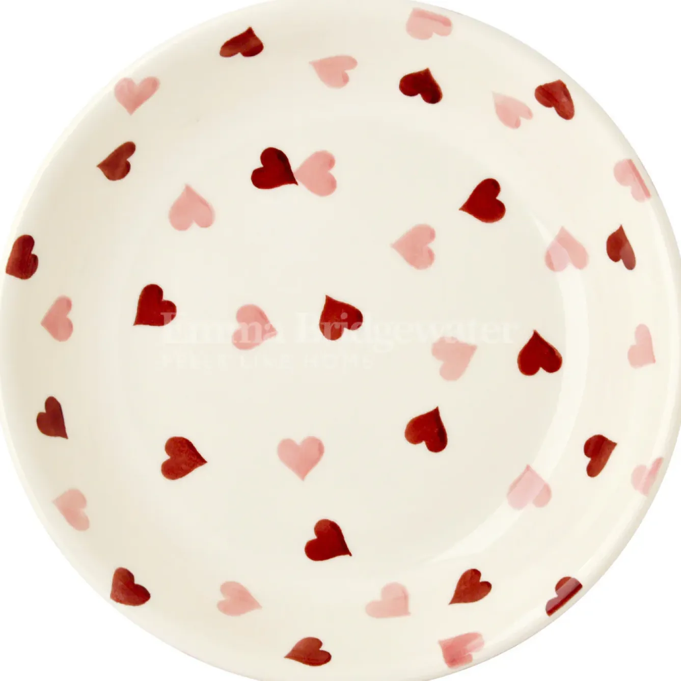 Emma Bridgewater Valentine's Day|Bowls & Dishes-Pink Hearts  Medium Pasta Bowl