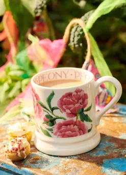 Emma Bridgewater Flowers & Garden-Pink Peony 1/2 Pint Mug