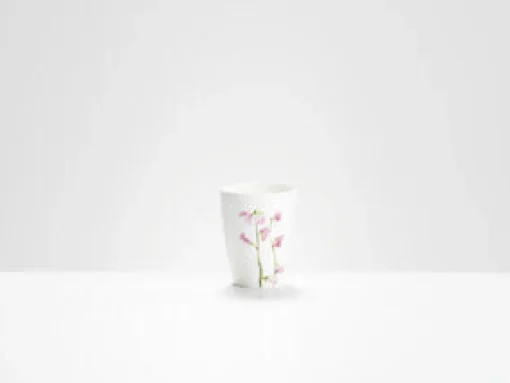 Helen Beard Flowers & Garden-Pink Sweet Pea Beaker