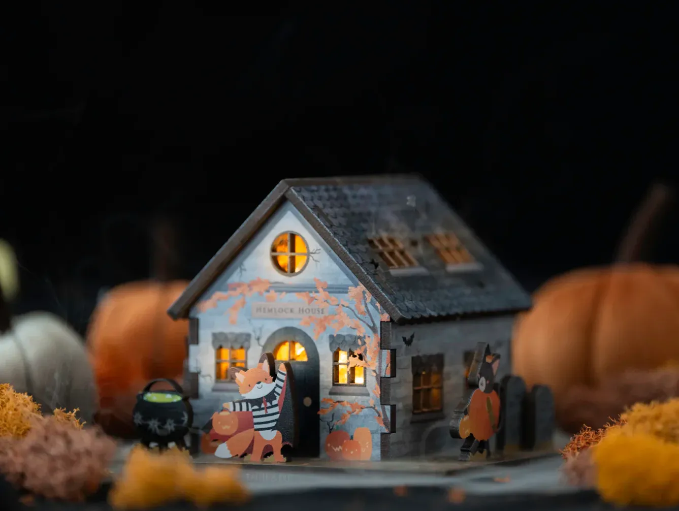 Dapple & Dot Halloween-Pop Out and Build Haunted Halloween House