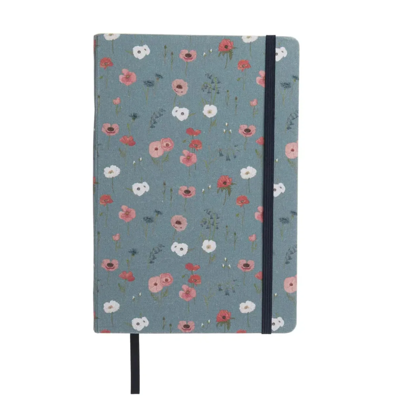 Sophie Allport Stationery-Poppy Meadow A5 Fabric Notebook
