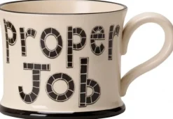 Moorland Pottery Tea|Whimsical-Proper Job (Devon) Mug by