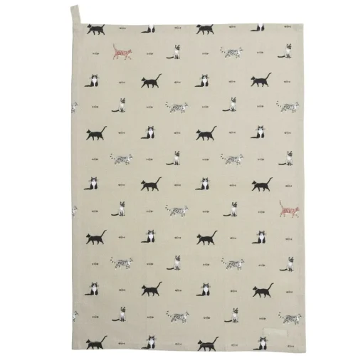 Sophie Allport Pets|Tea-Purrfect Tea Towel