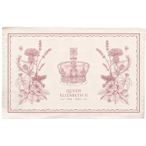 Victoria Eggs Royal-Queen Elizabeth II Commemorative Tea Towel