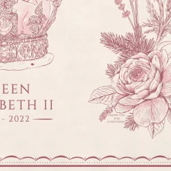 Victoria Eggs Royal-Queen Elizabeth II Commemorative Tea Towel