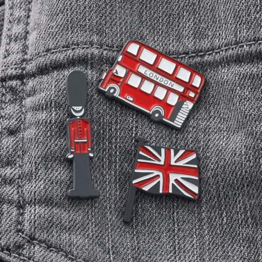 Victoria Eggs Key Chains|Children-Queen's Guard Enamel Pin Badge
