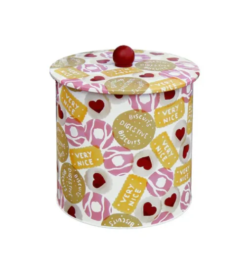 Emma Bridgewater Storage Caddies|Storage-"Biscuits" Biscuit Barrel