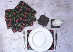 Corinne Alexander Coasters-Radish Coaster Set by
