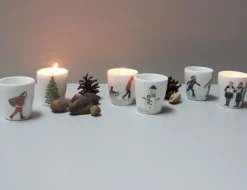 Helen Beard Christmas|Seasonal Decor-Red Cheeked Skater Small Cup