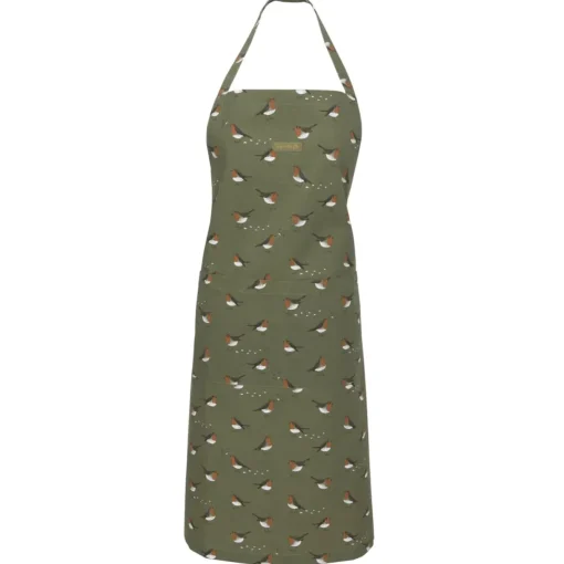 Sophie Allport Christmas|Aprons-Robins Adult Apron