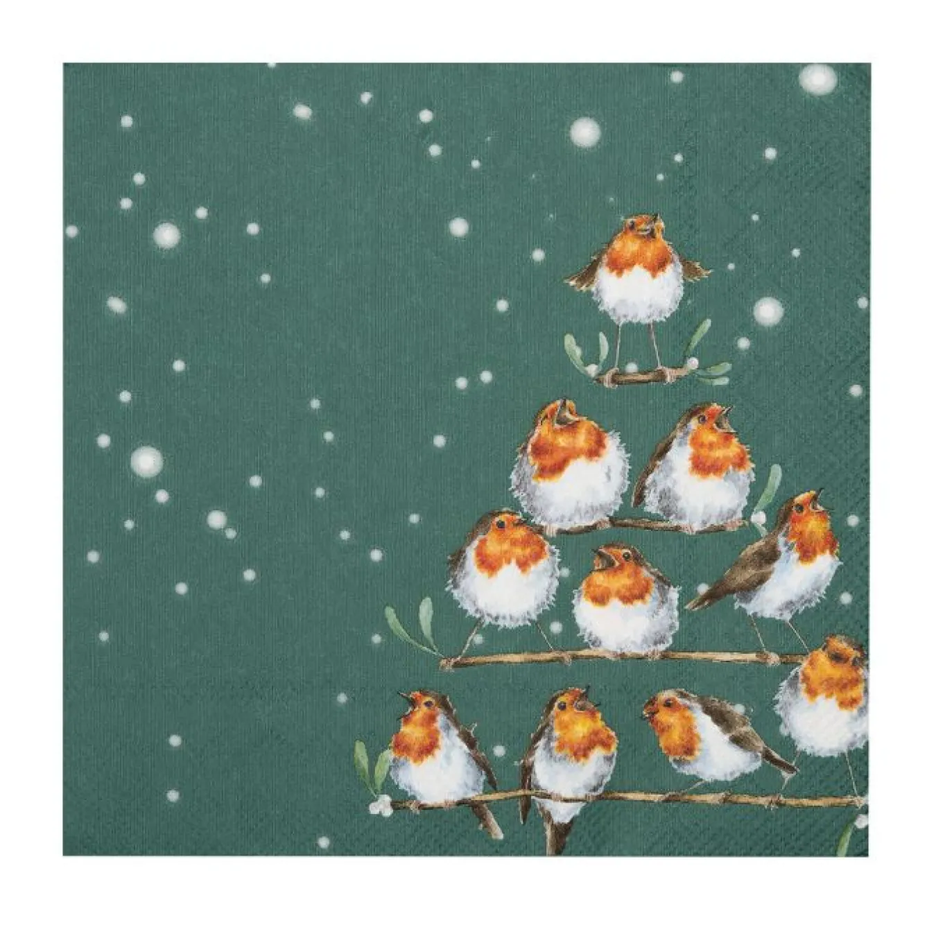 Wrendale Designs Napkins-'Rockin'Robins' Paper Napkins