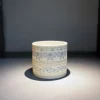Alex Allday Tea|Home Fragrance-Safflower Ceramic Tea Light Holder