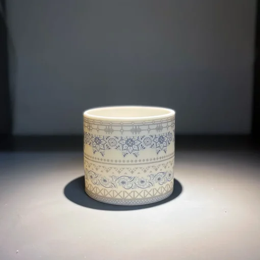 Alex Allday Tea|Home Fragrance-Safflower Ceramic Tea Light Holder