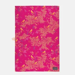 Sara Miller London Tea|Tea-Sara Miller Chelsea Pink Tea Towel