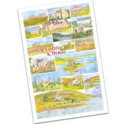 Emma Ball Tea|Tea Towels-Scottish Castles & Houses by Tea Towel