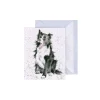 Wrendale Designs Greeting Cards-'Shadow' Border Collie Gift Enclosure Card