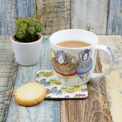 Emma Ball Animals|Animals-Sheep in Sweaters Bone China Mug (Boxed)