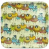 Emma Ball Tea|Trays-Sheep in Sweaters Melamine Square Tray