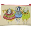 Emma Ball Crafts-Sheep in Sweaters Small Zipped Purse