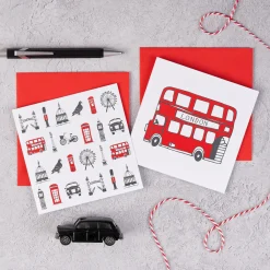 Victoria Eggs Stationery|Children-Simply London Pack of 8 Notecards
