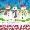 Emma Ball Christmas Cards|Christmas-Snowmen Merry Christmas Pack of 6 Christmas Cards
