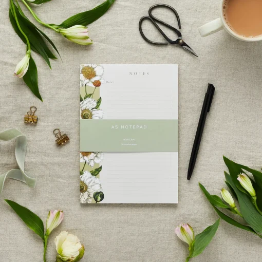 Catherine Lewis Stationery-Spring Blossom - A5 Notepad