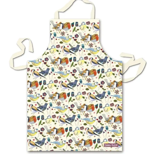 Emma Ball Aprons-Stitched Birdies Apron