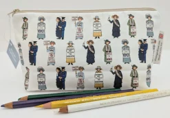Alison Gardiner Bags-Suffragettes Cosmetic Bag/Pencil Case