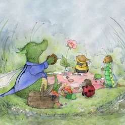 Moongazer Cards Picnic|Greeting Cards-Summer Fields Greeting Card