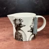 Repeat Repeat Jugs|Animals-Sunday Best Penguins Bone China Jug- White