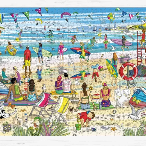 GB Jigsaws Ltd Puzzles-Surf's Up 1000 Piece Jigsaw Puzzle