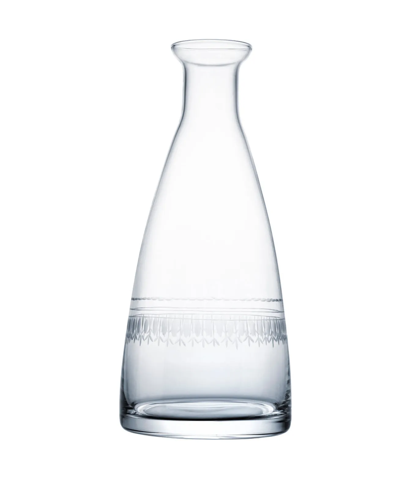 The Vintage List Glassware-Table Carafe with Ovals Design by