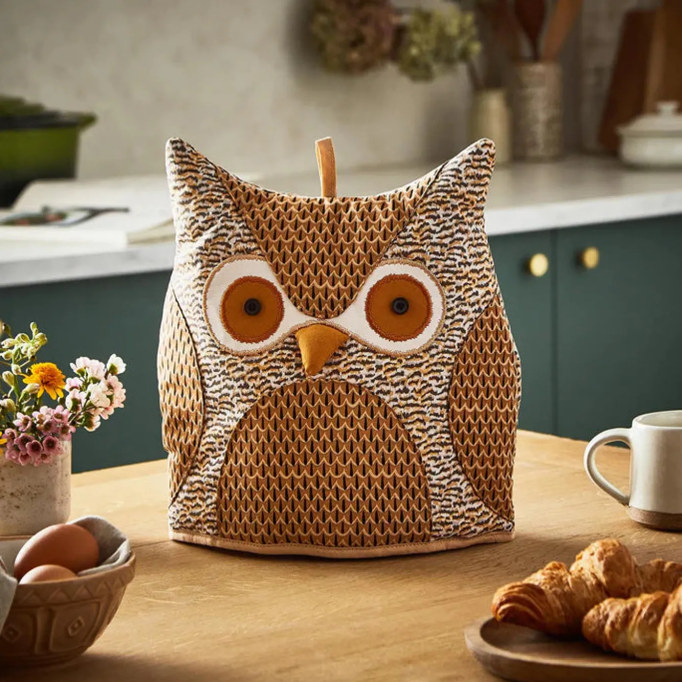 Ulster Weavers Tea|Tea Cosies-Tawny Owl Shaped Tea Cosy