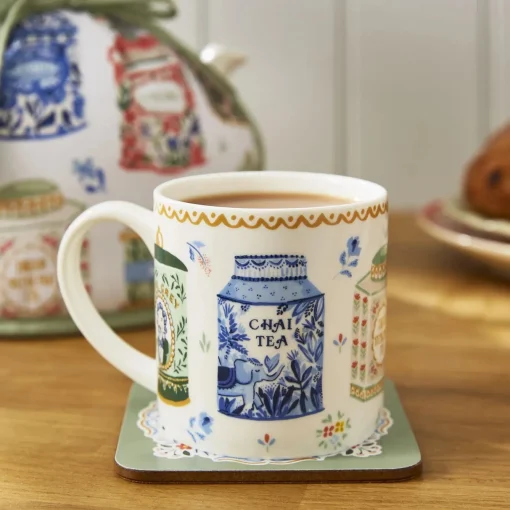 Ulster Weavers Coasters-Tea Tins Coasters - Set of 4