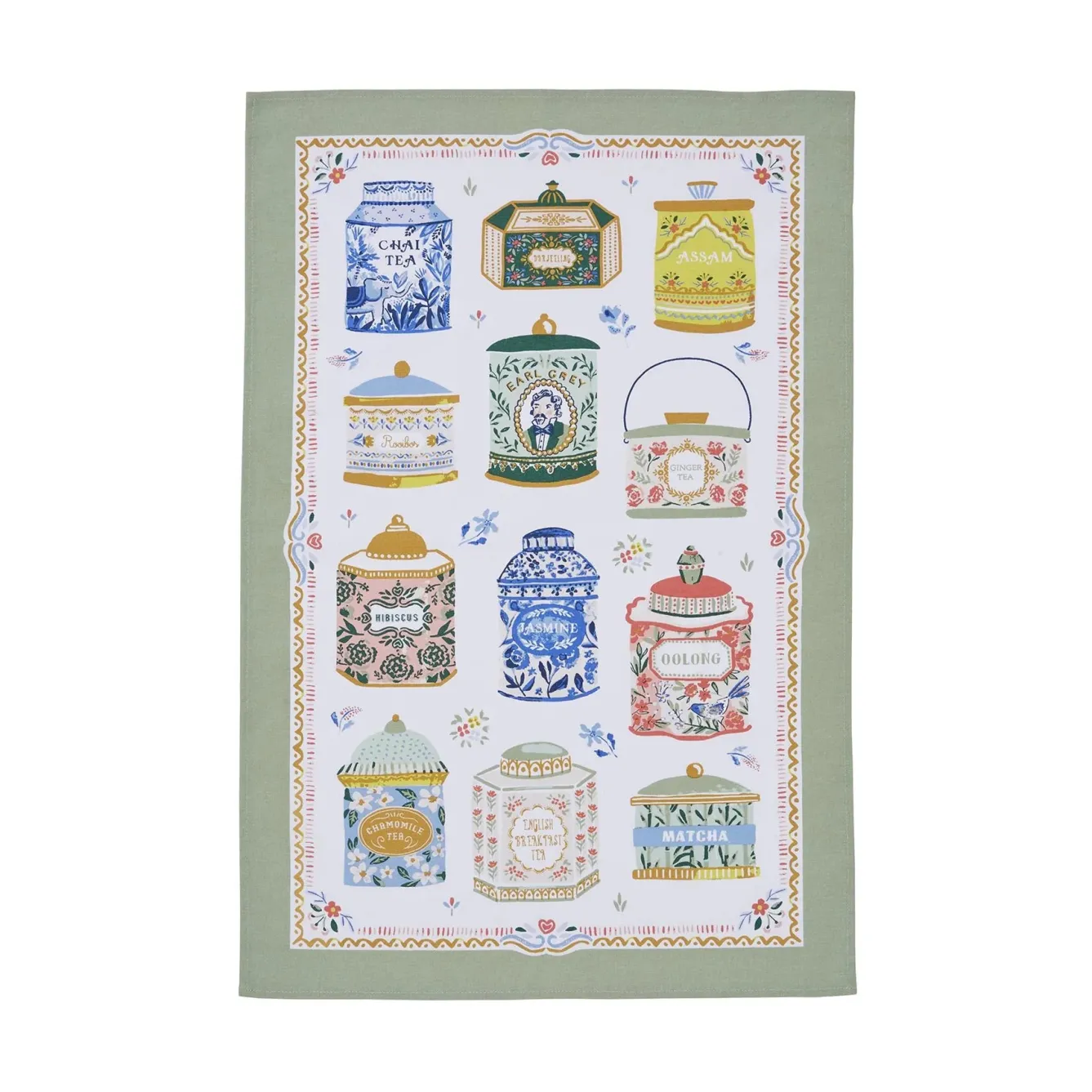 Ulster Weavers Tea|Tea Towels-Tea Tins Cotton Tea Towel