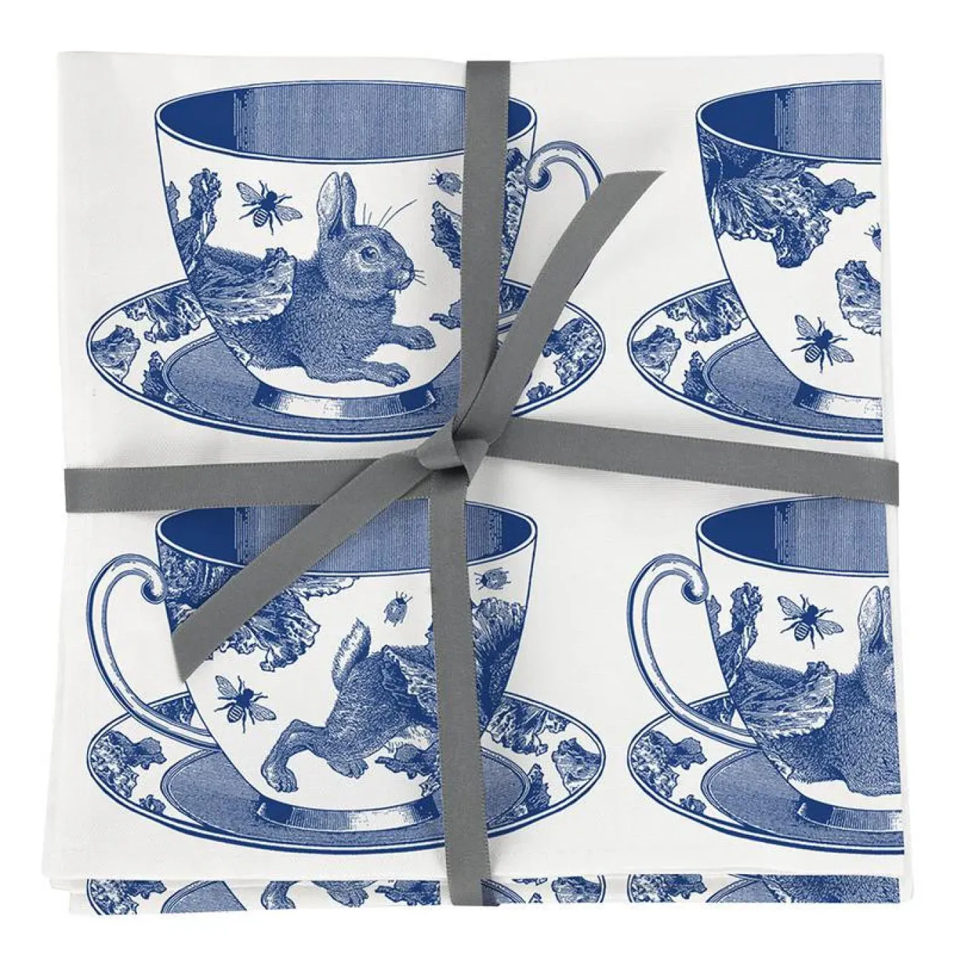 Thornback & Peel Napkins|Napkins-Teacup Set of 4 Napkins
