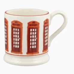 Emma Bridgewater Great Britain-Telephone Box 1/2 Pint Mug