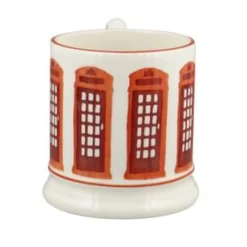 Emma Bridgewater Great Britain-Telephone Box 1/2 Pint Mug