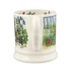 Emma Bridgewater Whimsical|Flowers & Garden-The Good Life In The Garden 1/2 Pint Mug