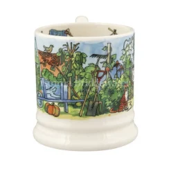 Emma Bridgewater Whimsical|Flowers & Garden-The Good Life In The Garden 1/2 Pint Mug