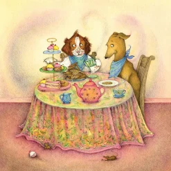 Moongazer Cards Greeting Cards-The Greedy Spaniel Greeting Card