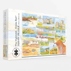 Emma Ball Puzzles-The Highlands 1000 Piece Jigsaw Puzzle by