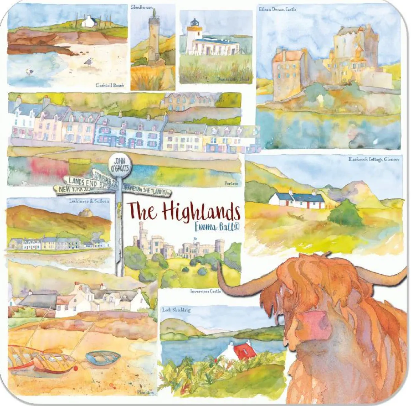 Emma Ball Tea|Coasters-The Highlands Coaster