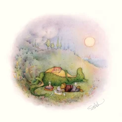 Moongazer Cards Greeting Cards-The Picnic Greeting Card
