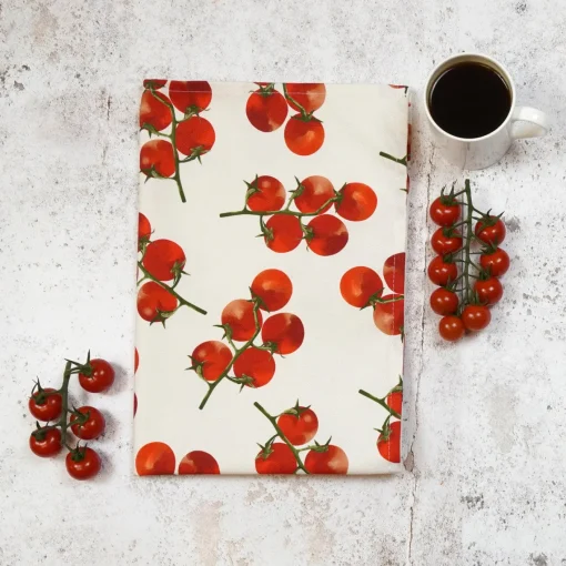 Corinne Alexander Tea|Tea Towels-Tomato Tea Towel by